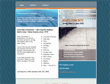 Tablet Screenshot of dansconcrete.com